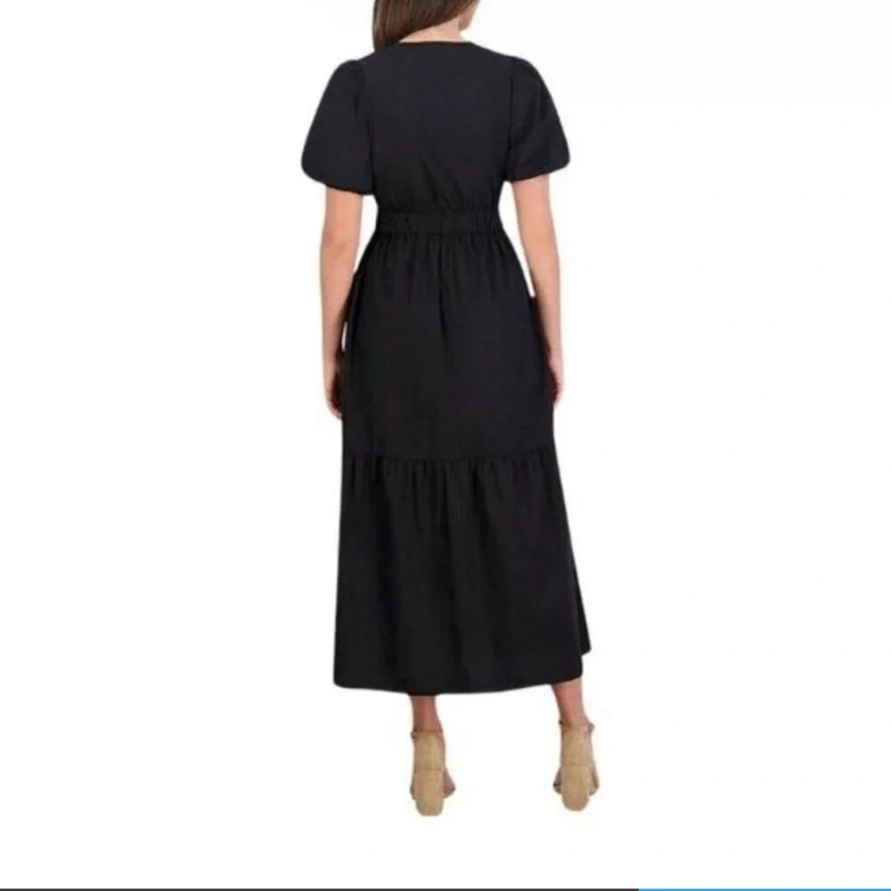 NWT French Connection Ladies Puff Sleeve Maxi Dress - Picture 3 of 4